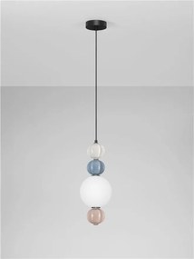 Pendul, Lustra LED cu ceramica multicolora DAZZ