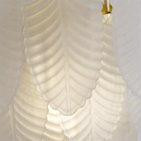 Aplica de perete alama lucios sticla mata Feather