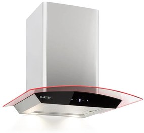 Gloria, hota, 60 cm, 580 m³ / h, RGB, negru / argintiu