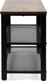 Pantofar negru din oțel 80x45x30 cm Arne – Bonami Essentials