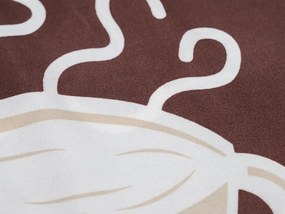 Lenjerie de pat din bumbac Culoare maro, COFFEE