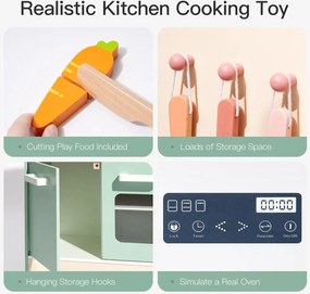 Bucatarie copii din lemn Michelin