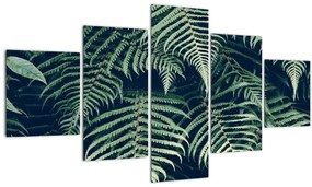 Tablou cu frunze de ferigă (125x70 cm), în 40 de alte dimensiuni noi
