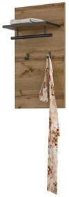 Panou cuier Crossroad H N03 (stejar wotan + negru). 1118191