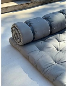 Canapea extensibilă adecvată pentru exterior Karup Design Design OUT™ Buckle Up Dark Grey, gri închis