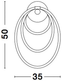Aplica LED moderna, design deosebit CERELIA NVL-9082091