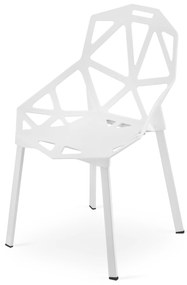 Scaun din plastic alb ESSEN