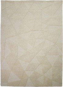 Covor bej țesut manual din lână 120x170 cm Shard – Flair Rugs