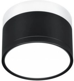 Plafonieră LED TUBA LED/9W/230V alb/negru