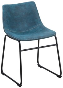 Set 2 buc. scaune pentru sufragerie Basta (albastru). 1009968