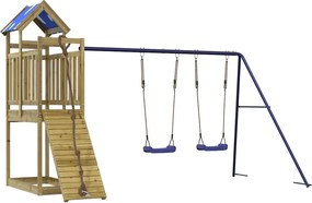 vidaXL Set de joacă pentru exterior, lemn de pin impregnat