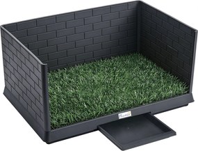 PawHut Toaletă pentru câini cu tavă detașabilă, 75 x 51 x 36,5 cm | Aosom Romania