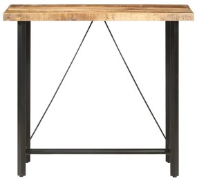 286611 vidaXL Masă de bar, 120 x 58 x 107 cm, lemn de mango nefinisat