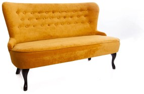 Canapea Diana 3L, Galben, 140xx86x67 cm