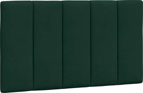 vidaXL Pernă tăblie de pat, Hanko, verde, 90 cm, catifea