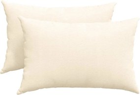 vidaXL Perne pentru canapea 2 pcs Crem 60 x 40 cm