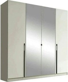 Dulap garderoba hol DENVER DEN2, casmir, PAL, cu 4 usi, 200x59x215 cm
