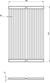 Scurător pliabil Finisaj: Oțel periat ZZH_02NM