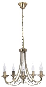 Lustră pe lanț MUZA 5xE14/40W/230V