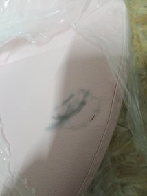 OFERTA Scaun de birou roz AVOLA din piele ecologica de calitatea a II-a