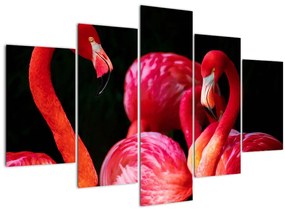 Tablou cu flamengo roșii (150x105 cm)