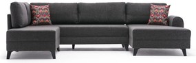 Canapea extensibilă Belli (antracit). 1063001