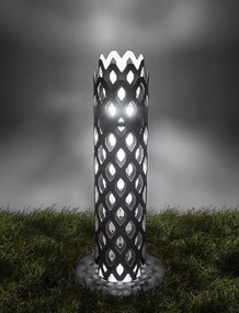 Stalp LED exterior, IP65, CHARLOTTE Light Gray