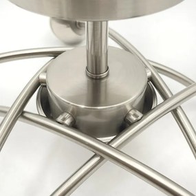 Lustră aplicată DONNA 5xE27/60W/230V nichel