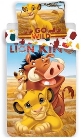 Disney Regele Leu Pride Lands Trio set lenjerie de pat pentru copii 100×135cm, 40×60 cm
