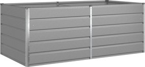 vidaXL Jardinieră Gri deschis 195 x 100 x 75 cm Oțel Galvanizat