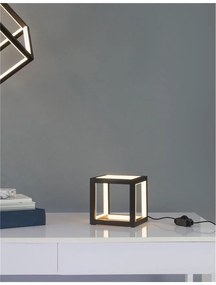 Veioza / Lampa de masa LED design modern geometric GABBIA negru NVL-9818161