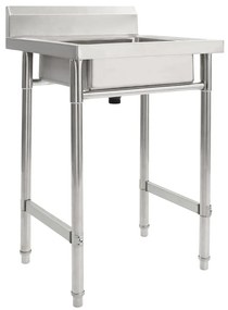 Chiuveta de bucatarie cu un bazin, otel inoxidabil