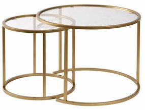 Set de măsuțe de cafea Aurum Gold 60 cm, 2buc.