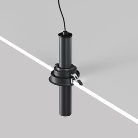 Spot LED incastrabil rotativ retractabil Focus T negru