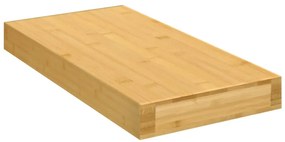 vidaXL Raft de perete, 40x20x4 cm, bambus