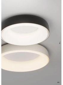 Redo 01-3724 - Plafonieră LED DIP, 40W/230V, neagră