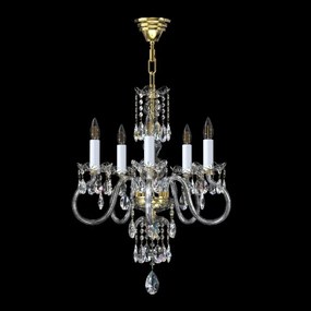Candelabru cu 5 brate LUX design modern, Cristal Bohemia Exclusive Miracle