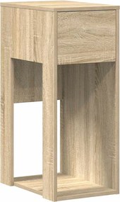 vidaXL Suport turn pentru computer cu sertar Stejar Sonoma 30x44x74 cm