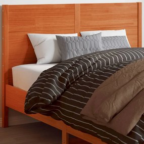 844326 vidaXL Tăblie de pat, maro ceruit, 160 cm, lemn masiv de pin