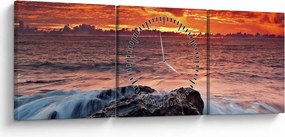 Tablou cu mare (cu ceas) (90x30 cm)