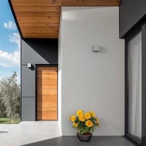 Aplică LED de exterior Brilagi CUBE LED/6W/230V gri IP54