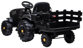 Tractor Electric XXL cu acumulator pentru copii NOVOKIDS™ Super Tytan Farmer , Cu remorca, Melodii si USB , 3-8 ani , Baterie12V, 2 Viteze, lungime