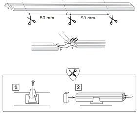 Banda LED NEON 5m LED/48W/24V 4000K IP65