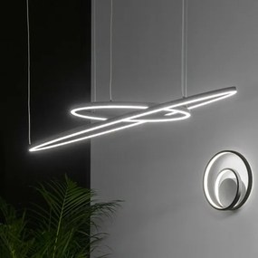 Lustră LED dimabilă pe cablu Ideal Lux ORACLE S LED/28W/230V 4000K d. 50 cm negru