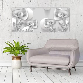 Tablou -Design flori (120x50 cm)