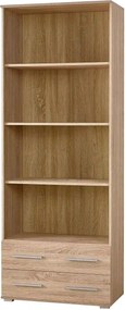 Biblioteca LIMA REG3, stejar sonoma, PAL laminat, 77x40x200 cm
