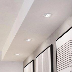 Eglo 902328-SET 3xLED corp de iluminat încastrat pentru tavan SALICETO LED/6,4W/230V 8,8x8,8cm alb