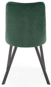 Scaun K450 velvet verde