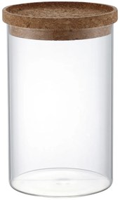 Doză de sticlă pentru alimente cu capac 4Home Cork , 850 ml, 850 ml