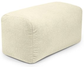 Fotoliu bean bag maro cu tapițerie din țesătură bouclé Plus 100 Lounge – SLOWDOWN